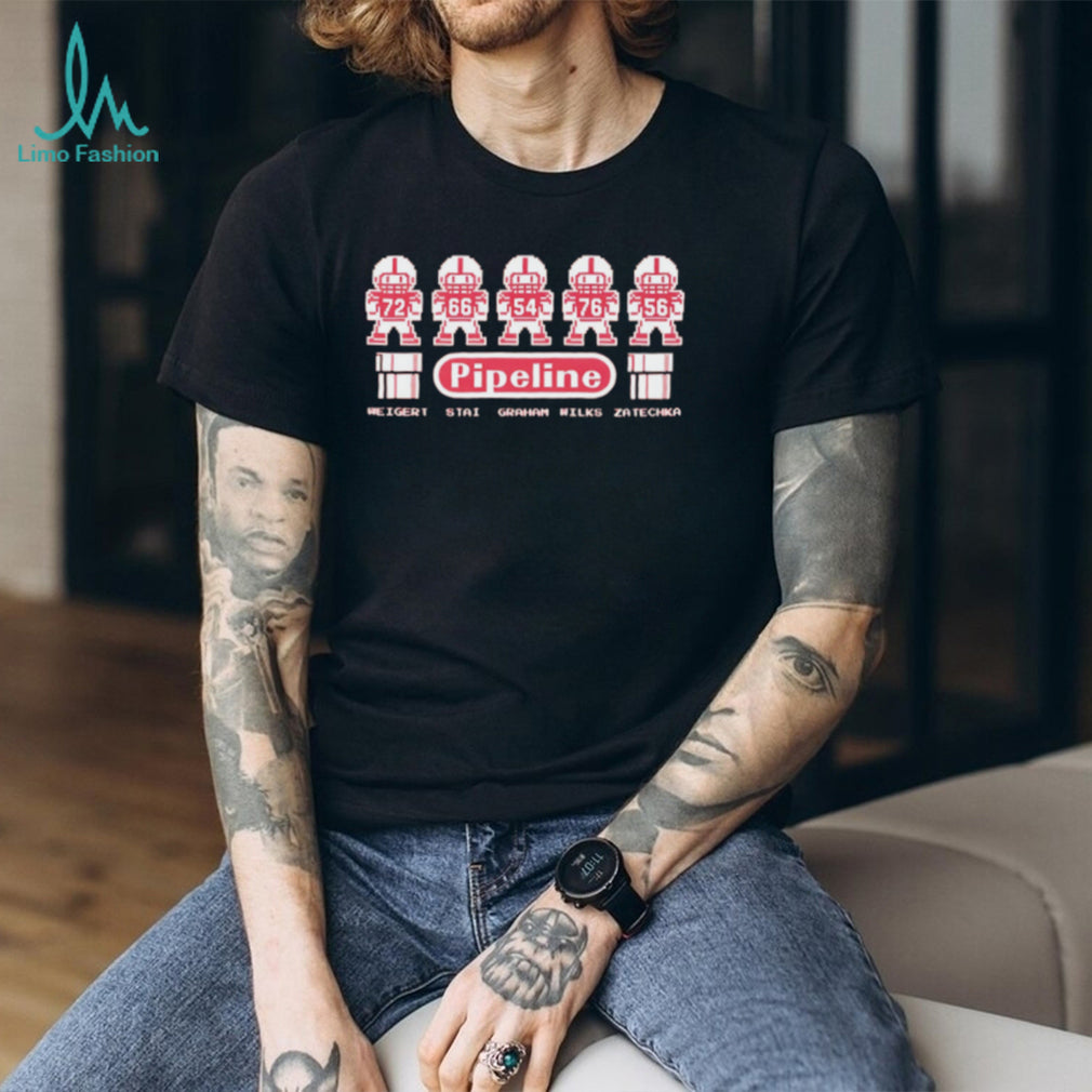 Nebraska Cornhuskers Pipeline Weigert Stai Graham Wilks Zatechka shirt