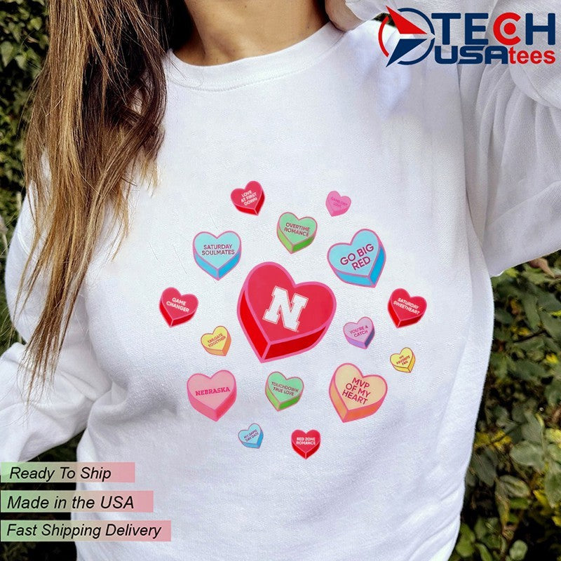 Nebraska Cornhuskers Sweet Talk Valentine’s Day shirt