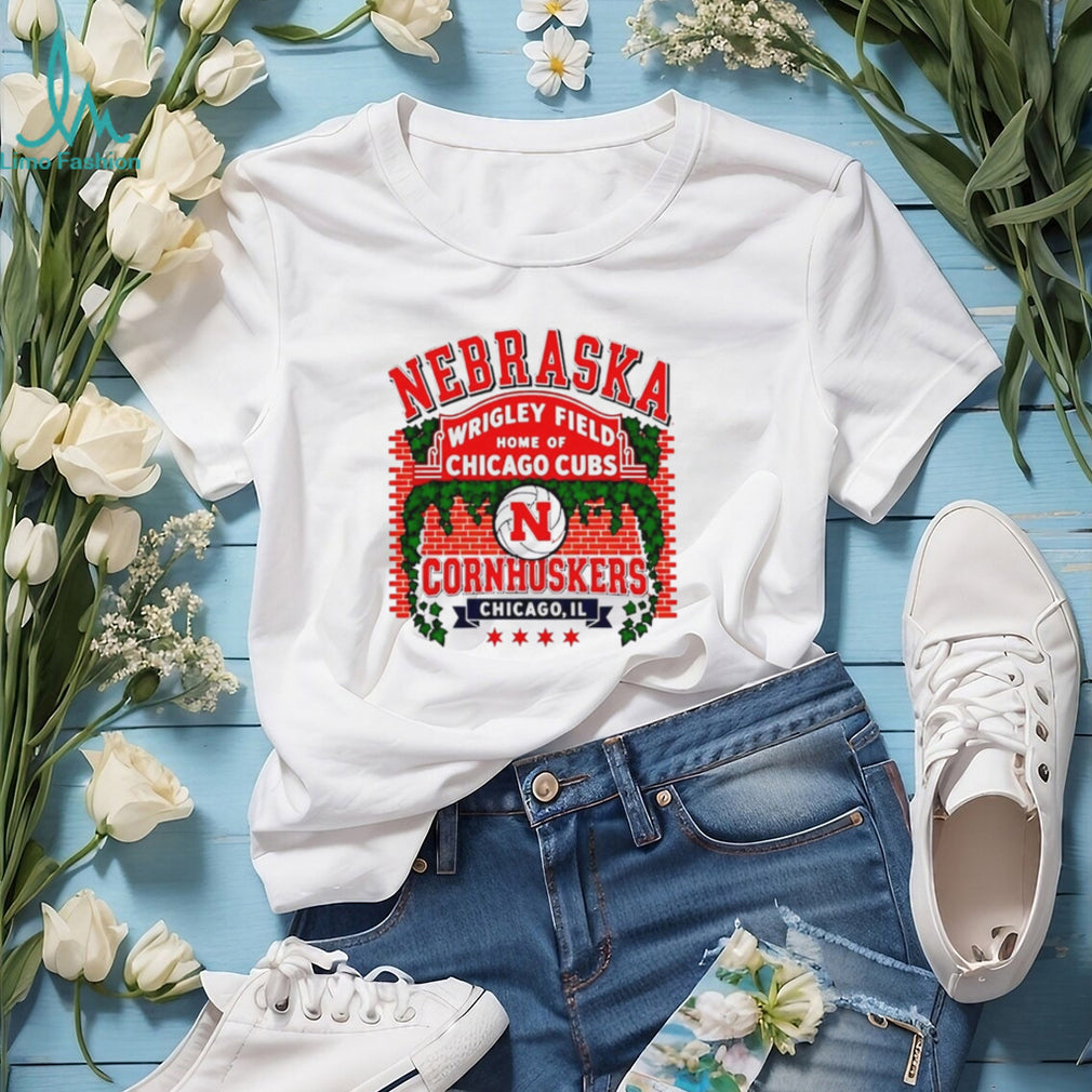 Nebraska Cornhuskers at Wrigley Field Home of Chicago Cubs shirt