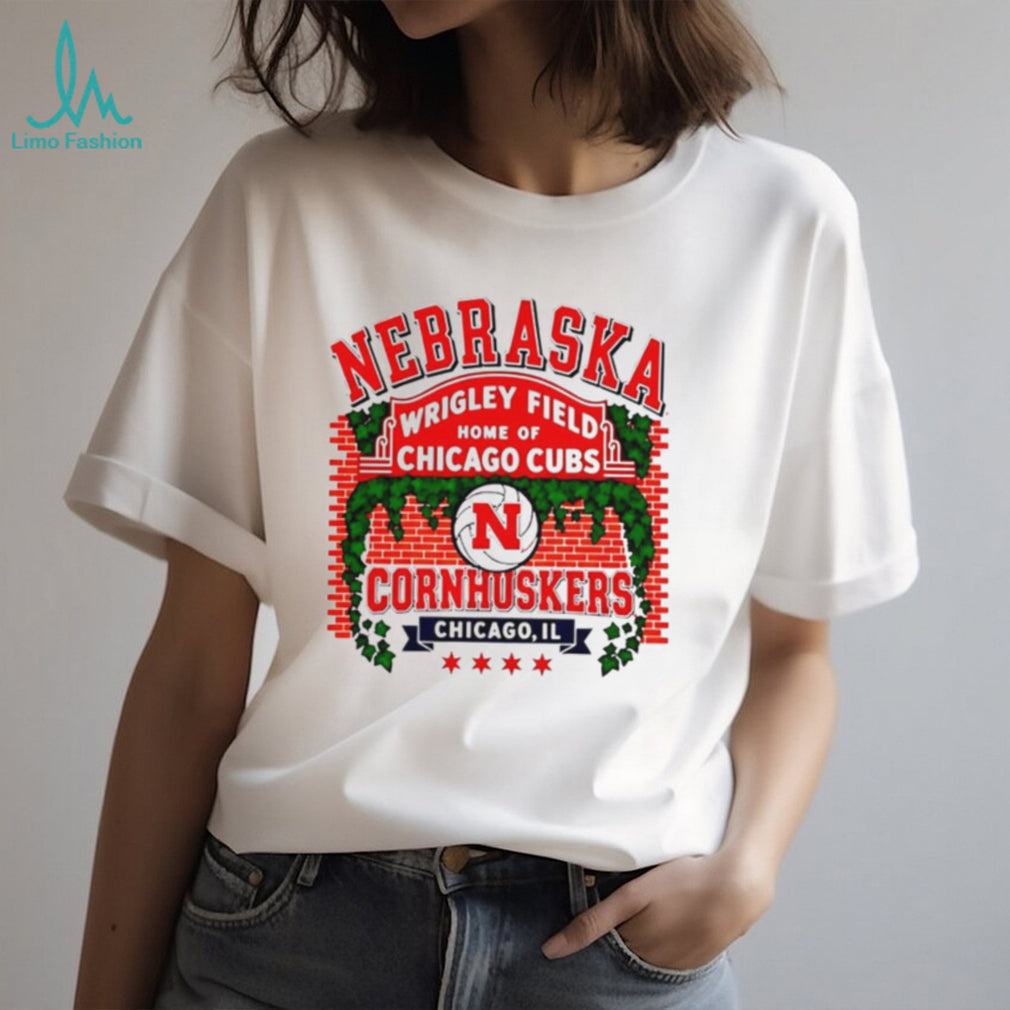 Nebraska Cornhuskers at Wrigley Field Home of Chicago Cubs shirt
