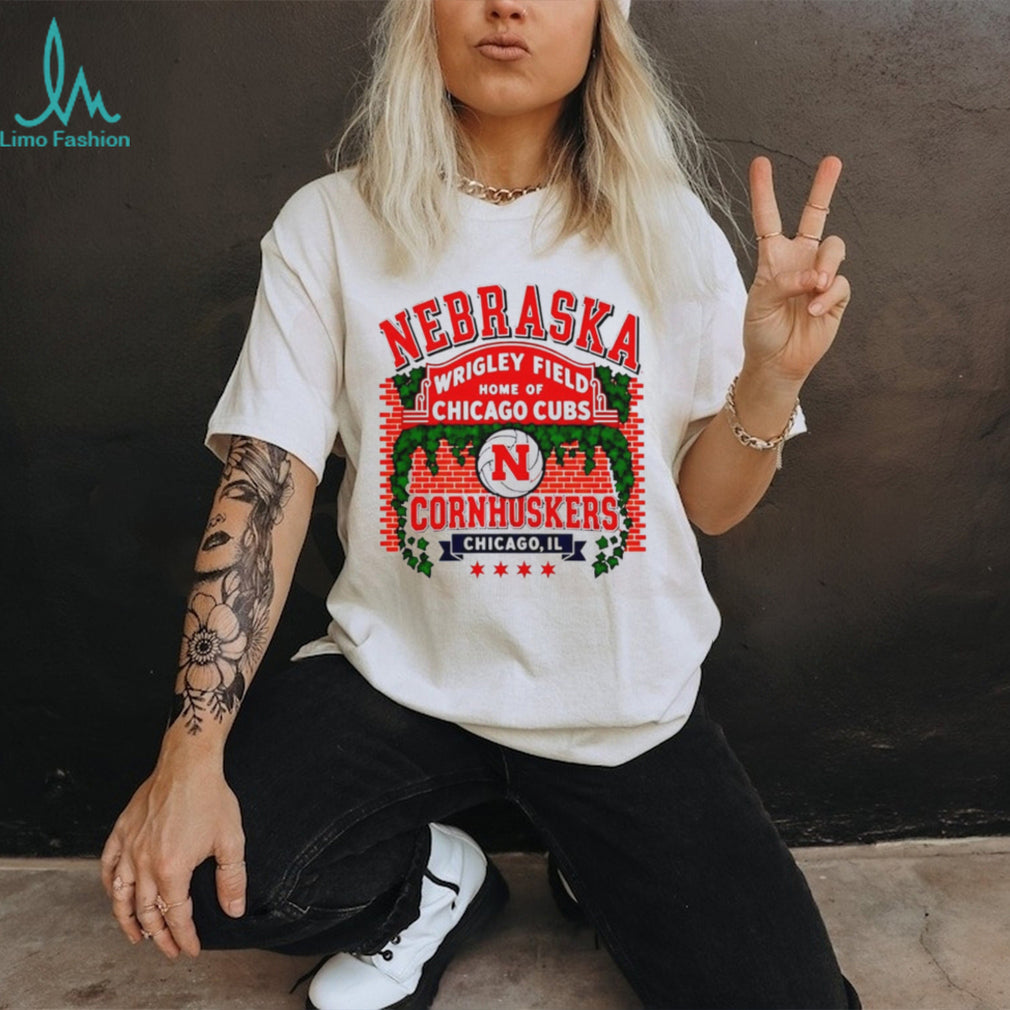 Nebraska Cornhuskers at Wrigley Field Home of Chicago Cubs shirt