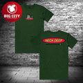 Neck Deep Cat and Mouse Green Chritmas Holiday Two Sided Shirt