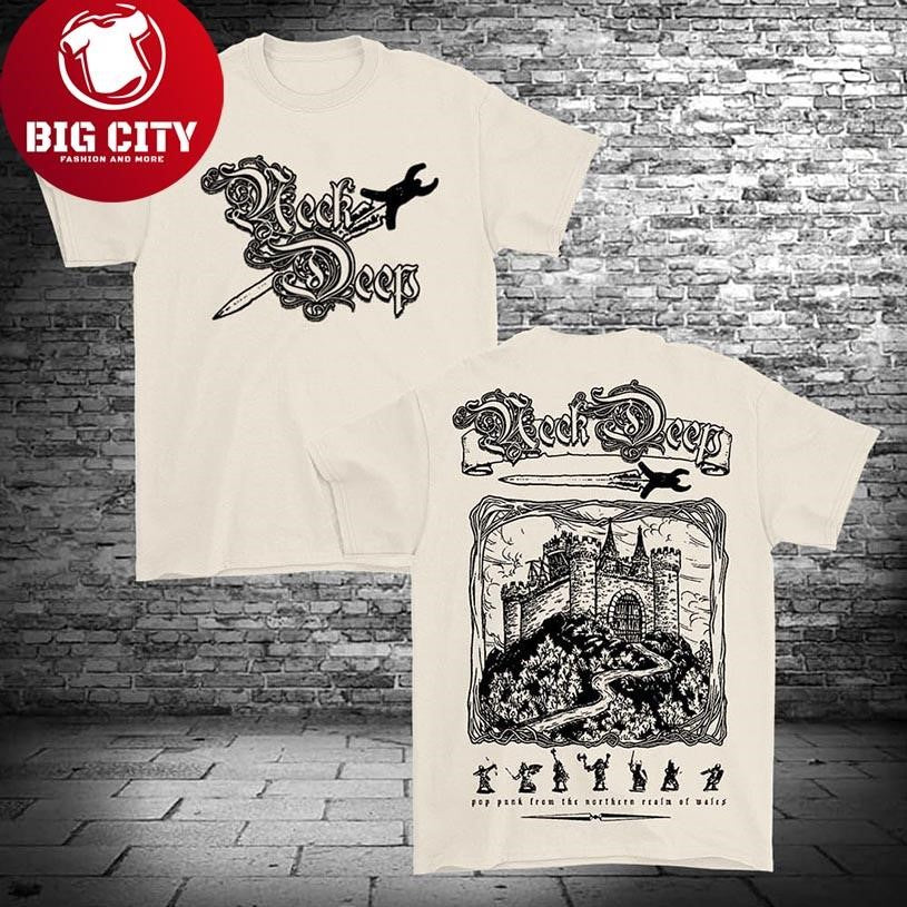 Neck Deep Fantasy Off White Chritmas Holiday Two Sided Shirt