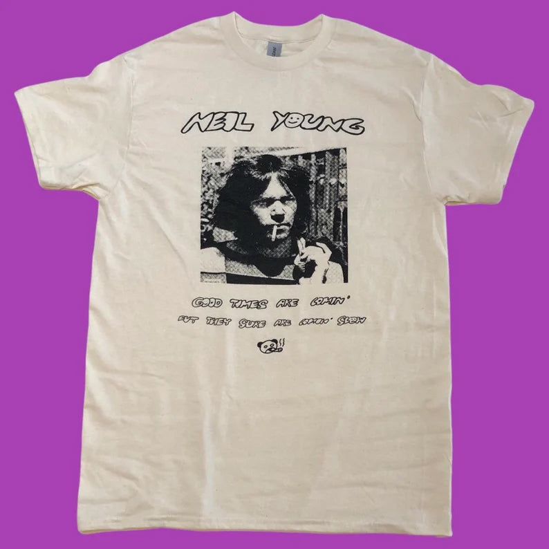 Neil Young Good times are comin T-Shirt Hoodie, Sweatshirt | PureTeeCo.com