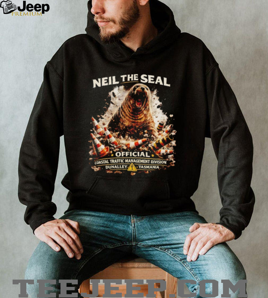 Neil the seal road closed official coastal traffic management shirt