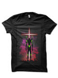 Neon Genesis Evangelion Black T-Shirt Hoodie, Sweatshirt | PureTeeCo.com