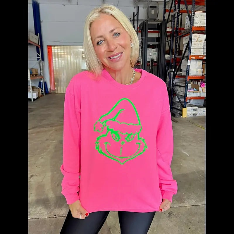 Neon Holiday Sweatshirt T-Shirts, Hoodie | PureTeeCo.com
