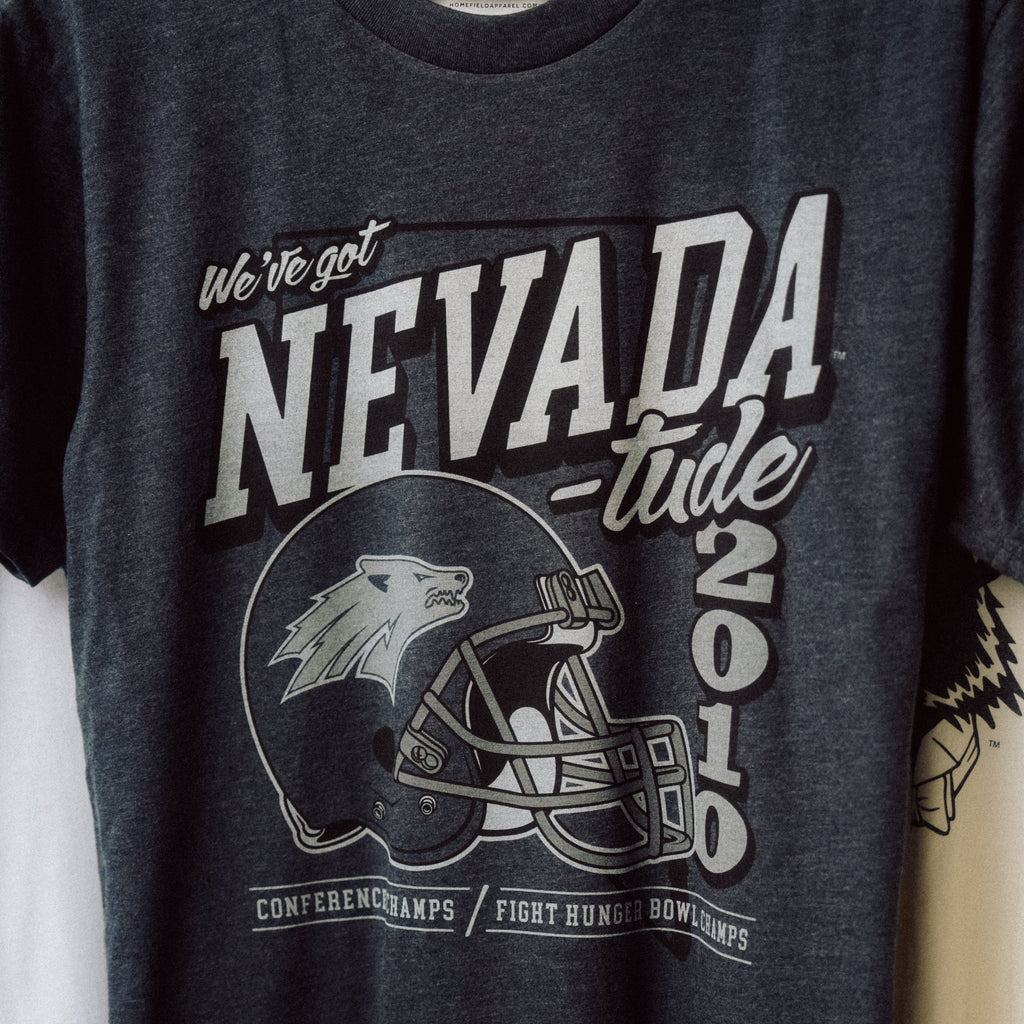 Nevada Wolf Pack Football "Nevada-Tude" 2010 Champs Tee Hoodie, Sweatshirt | PureTeeCo.com (Image 2)