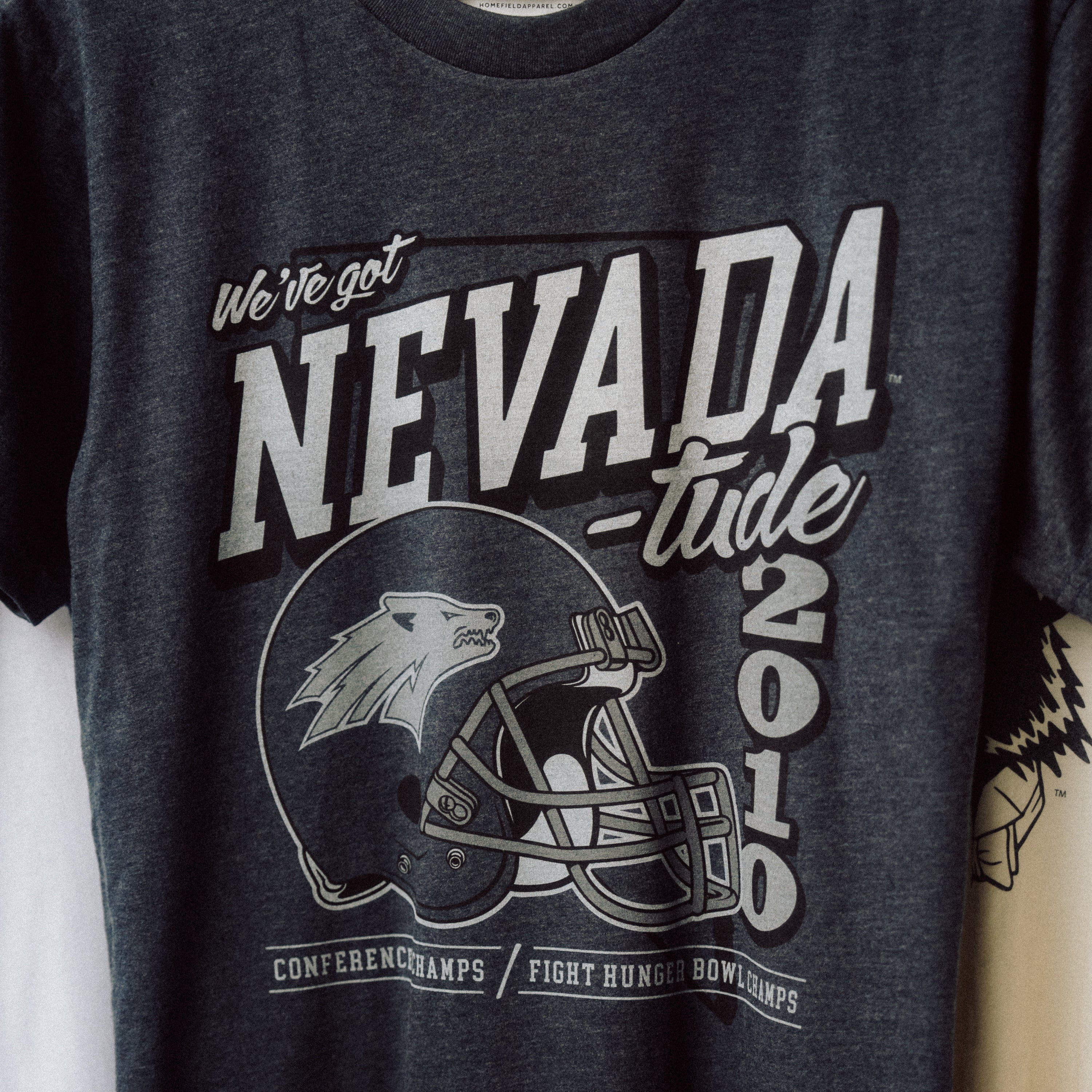 Nevada Wolf Pack Football "Nevada-Tude" 2010 Champs Tee Hoodie, Sweatshirt | PureTeeCo.com (Image 2)