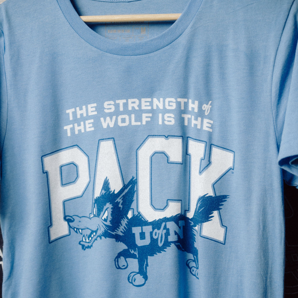 Nevada Wolf Pack "Strength of the Wolf" Tee Hoodie, Sweatshirt | PureTeeCo.com (Image 2)