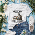 Never Underestimate An Old Man Who Builds Model Airplanes In His Eighties Shirt
