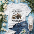 Never Underestimate An Old Man Who Builds Model Airplanes In His Seventies Shirt