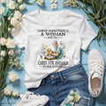 Never Underestimate An Old Woman Veterinarian Animal Care Shirt