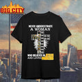 Never underestimate a woman who believe in Jesus and loves Green Bay Packers shirt