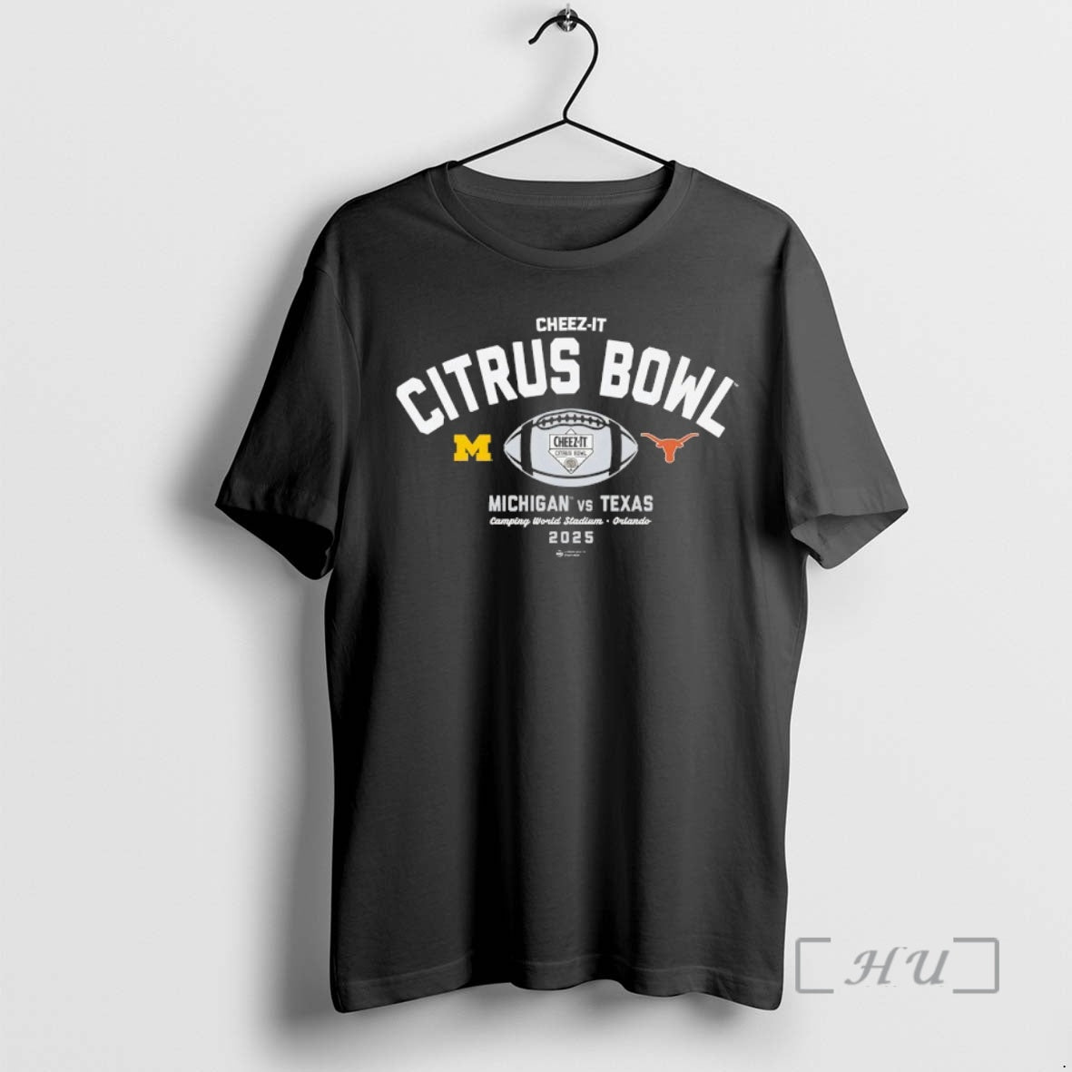 New 2025 Cheez It Citrus Bowl Michigan Wolverines Vs Texas Longhorns Logo Premium T Shirts Hoodie, Sweatshirt | PureTeeCo.com