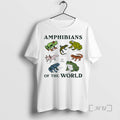 New Amphibians Of The World Circle T-Shirts, Hoodie, Sweatshirt | PureTeeCo.com