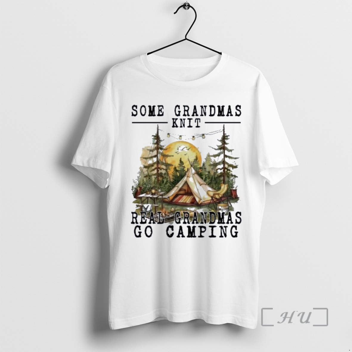 New Camping Some Grandmas Knit Real Grandmas T-Shirts, Hoodie, Sweatshirt | PureTeeCo.com