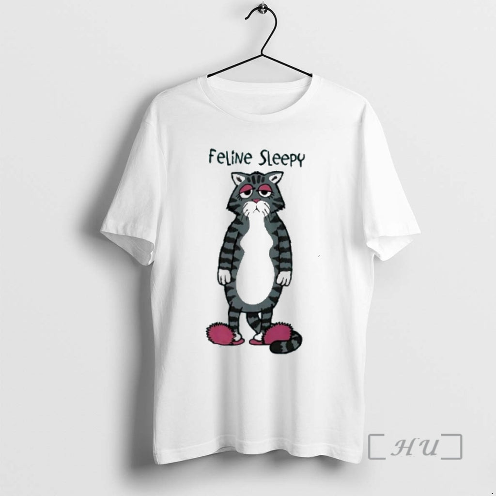 New Cat Sad Feline Sleepy T-Shirts, Hoodie, Sweatshirt | PureTeeCo.com