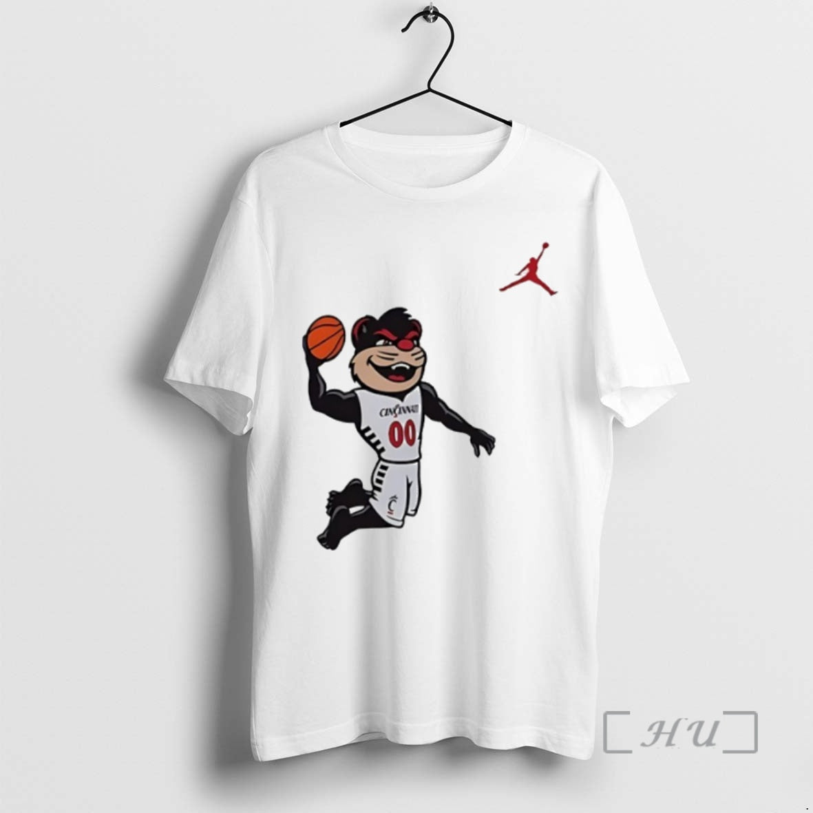 New Cincinnati Bearcats Mascot Playing Basketball Circle T-Shirts, Hoodie, Sweatshirt | PureTeeCo.com