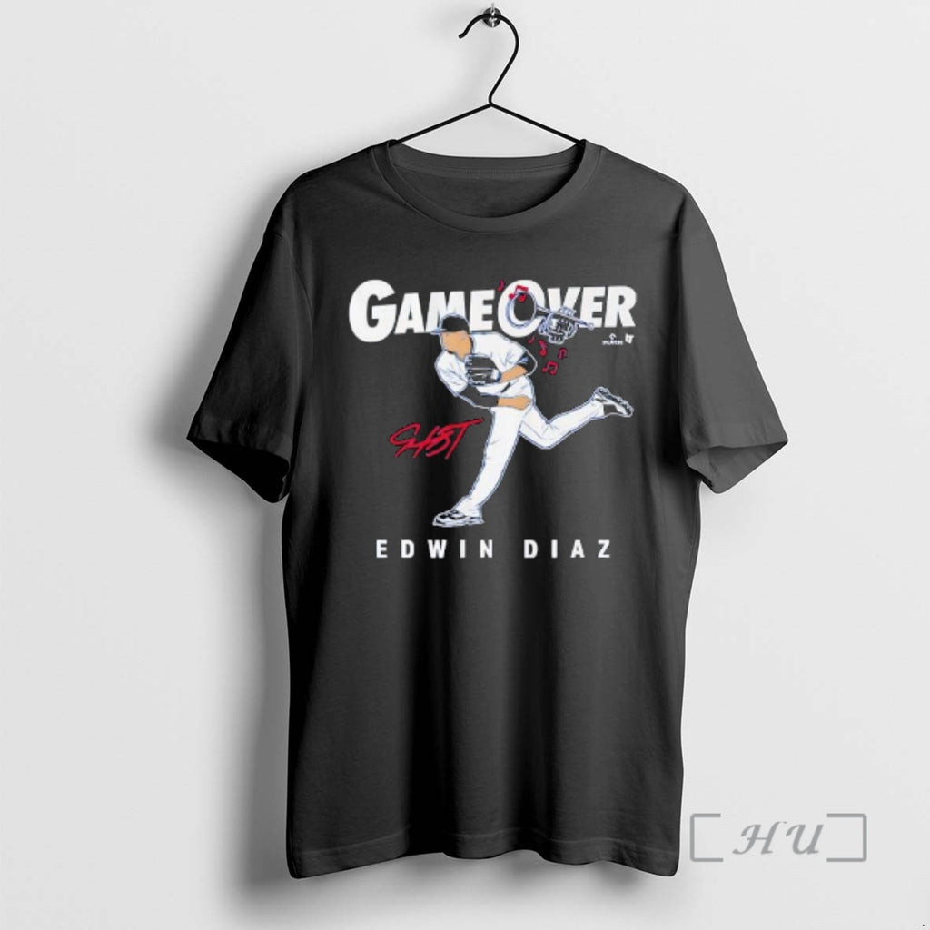 New Edwin Diaz Game Over Los Angeles Signature T-Shirts, Hoodie, Sweatshirt | PureTeeCo.com