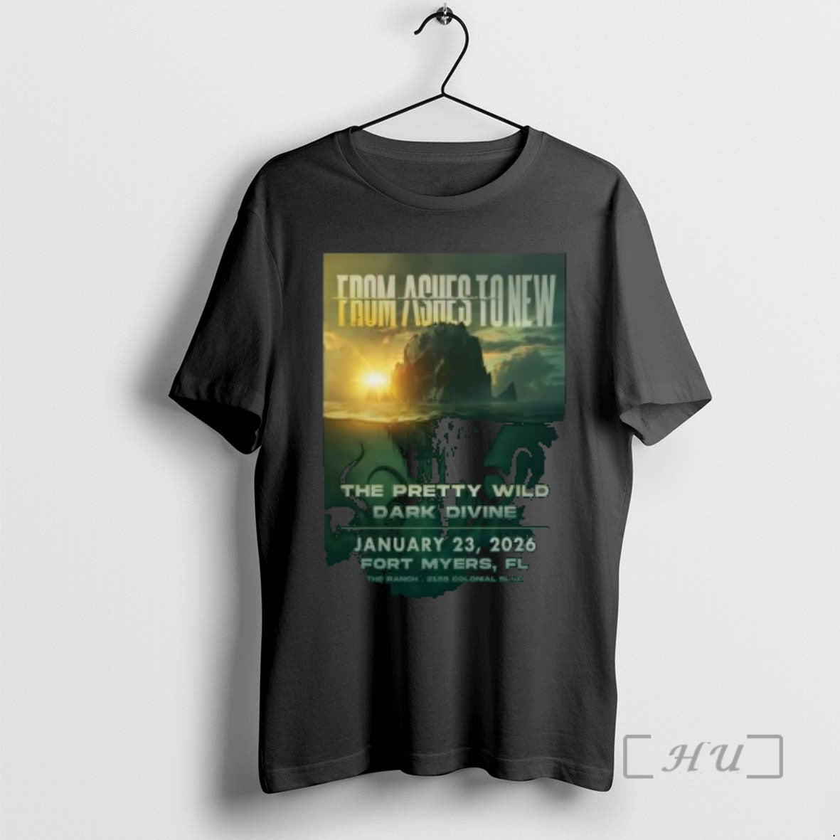 New From Ashes To New The Ranch Concert Hall And Saloon In Fort Myers Fl T-Shirts, Hoodie, Sweatshirt | PureTeeCo.com
