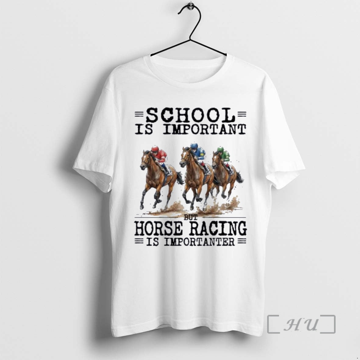 New Horse Racing School Is Important T-Shirts, Hoodie, Sweatshirt | PureTeeCo.com