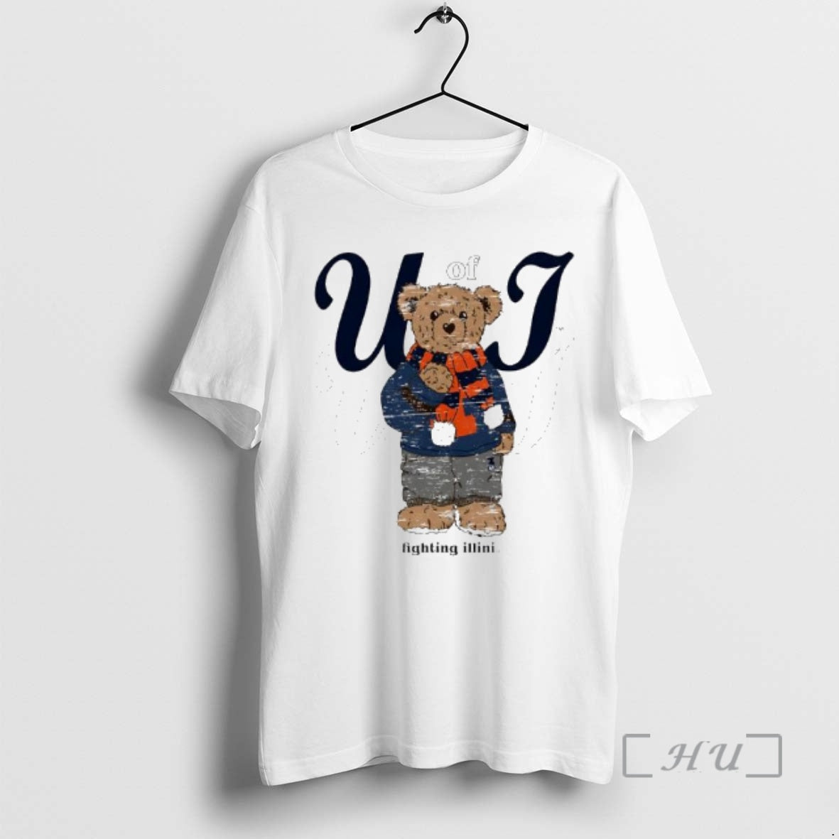 New Illinois Fighting Illini Of Tan Cozy Bear T-Shirts, Hoodie, Sweatshirt | PureTeeCo.com