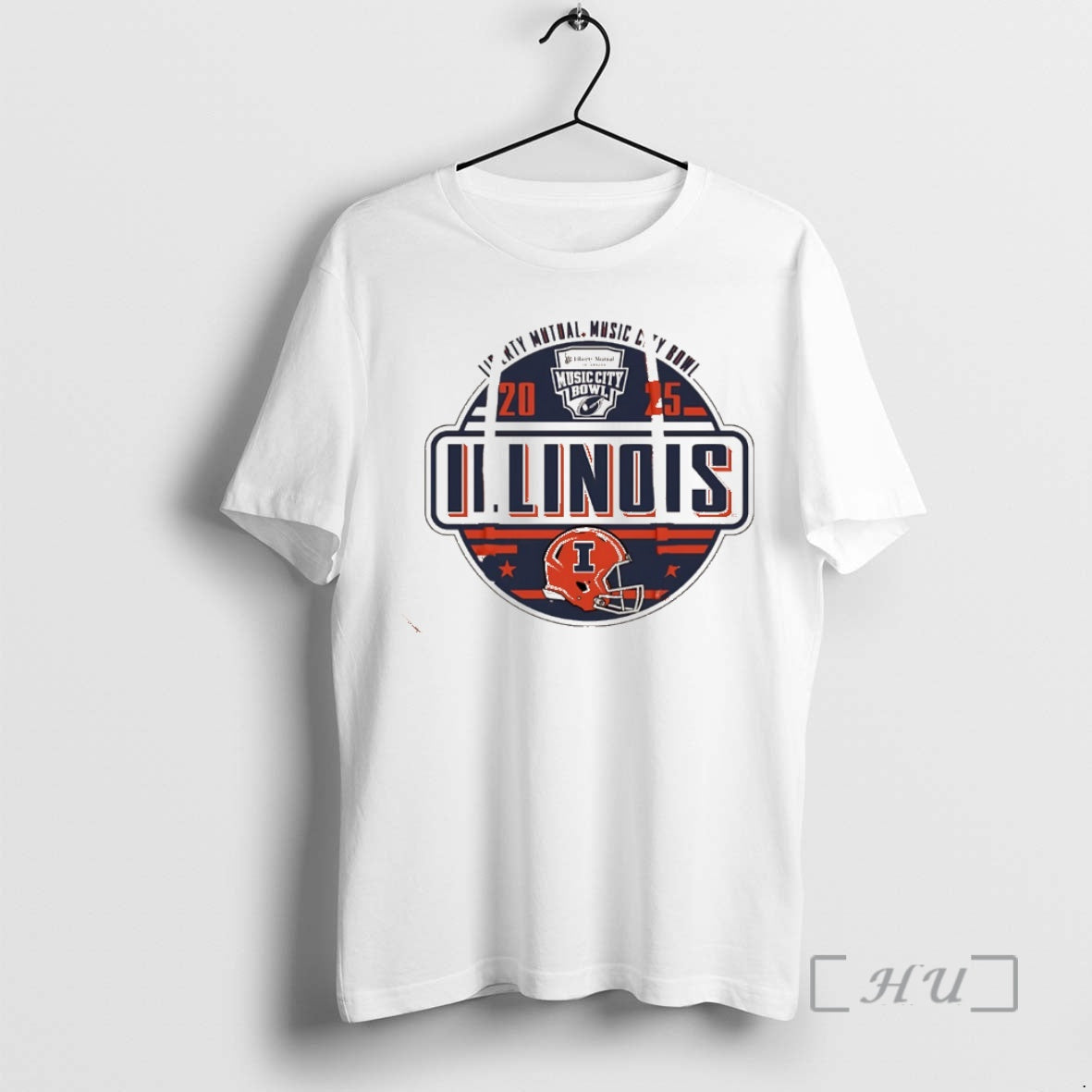 New Illinois Football 2025 Music City Bowl Logo Christmas T-Shirts, Hoodie, Sweatshirt | PureTeeCo.com