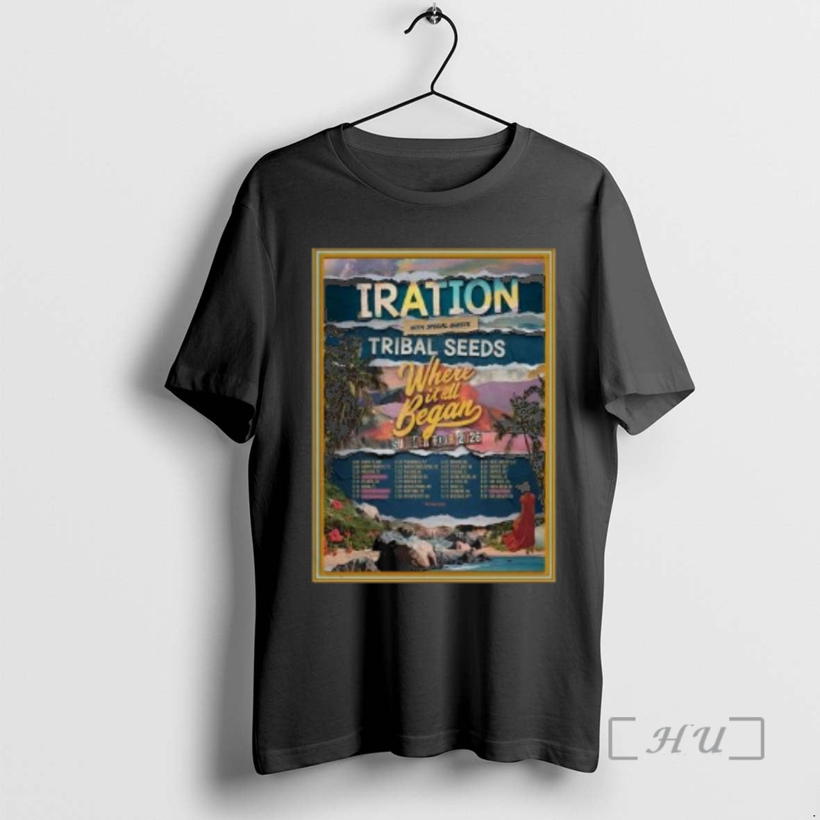 New Iration With Special Guests Tribal Seeds Where It All Gegan Summer Tour 2026 Circle T-Shirts, Hoodie, Sweatshirt