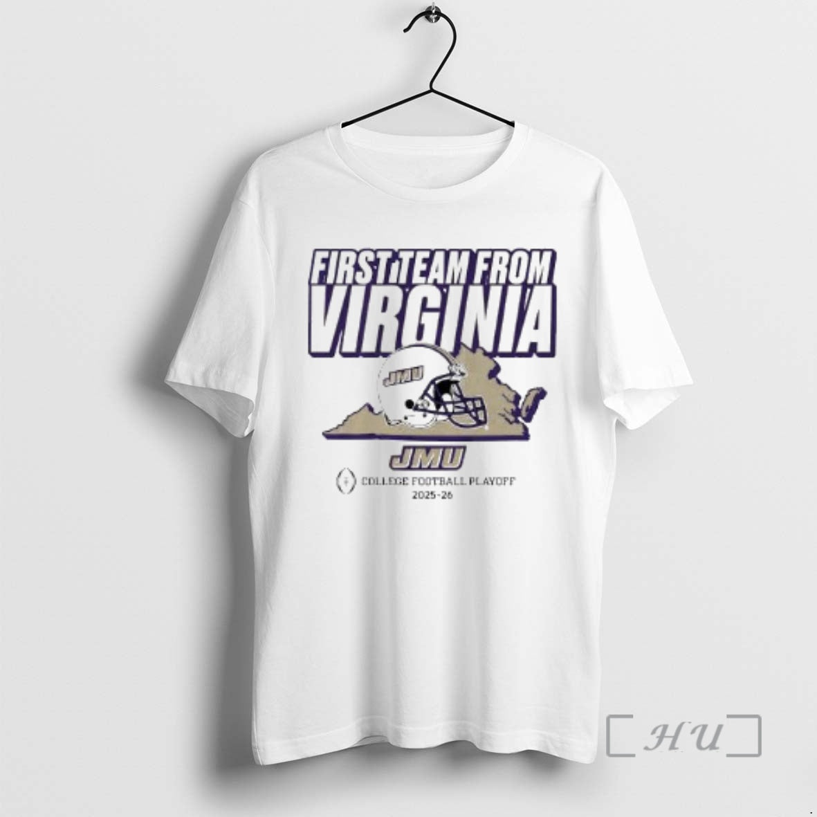 New Jmu Football Cfp First Team From Virginia 2025 2026 Circle White Premium T Shirts Hoodie, Sweatshirt | PureTeeCo.com