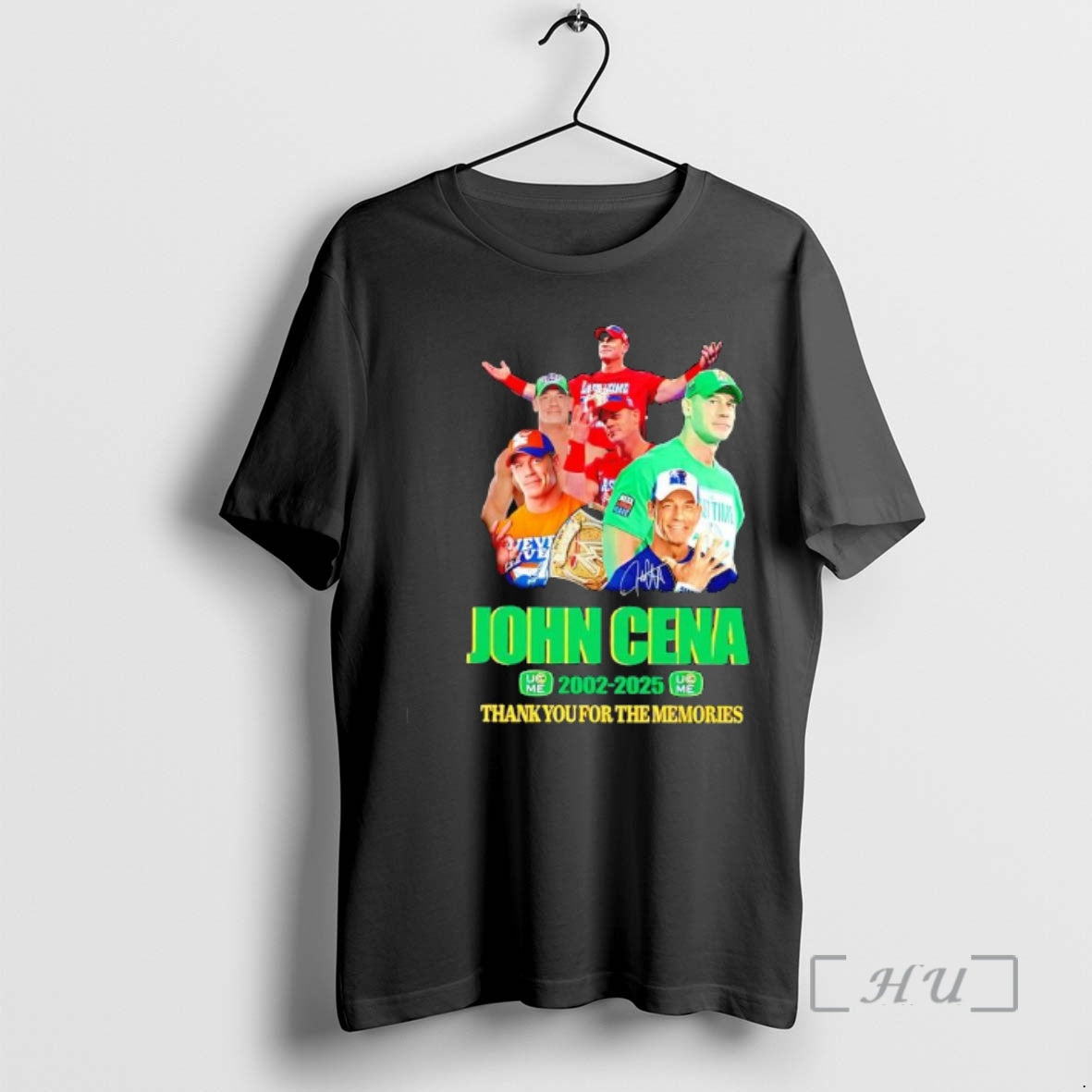 New John Cena 2002 2025 Thnak You The Memories T-Shirts, Hoodie, Sweatshirt | PureTeeCo.com