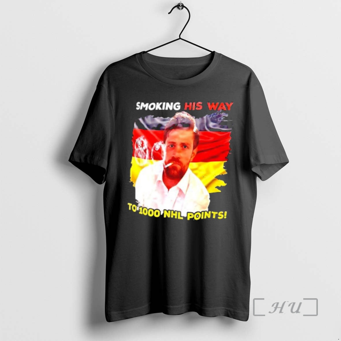 New Leon Draisaitl Smoking His Way To 1000 Nhl Points T-Shirts, Hoodie, Sweatshirt | PureTeeCo.com