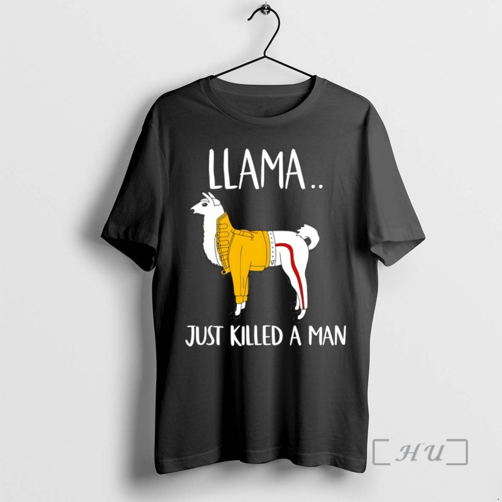 New Llama Just Killed A Man T-Shirts, Hoodie, Sweatshirt | PureTeeCo.com