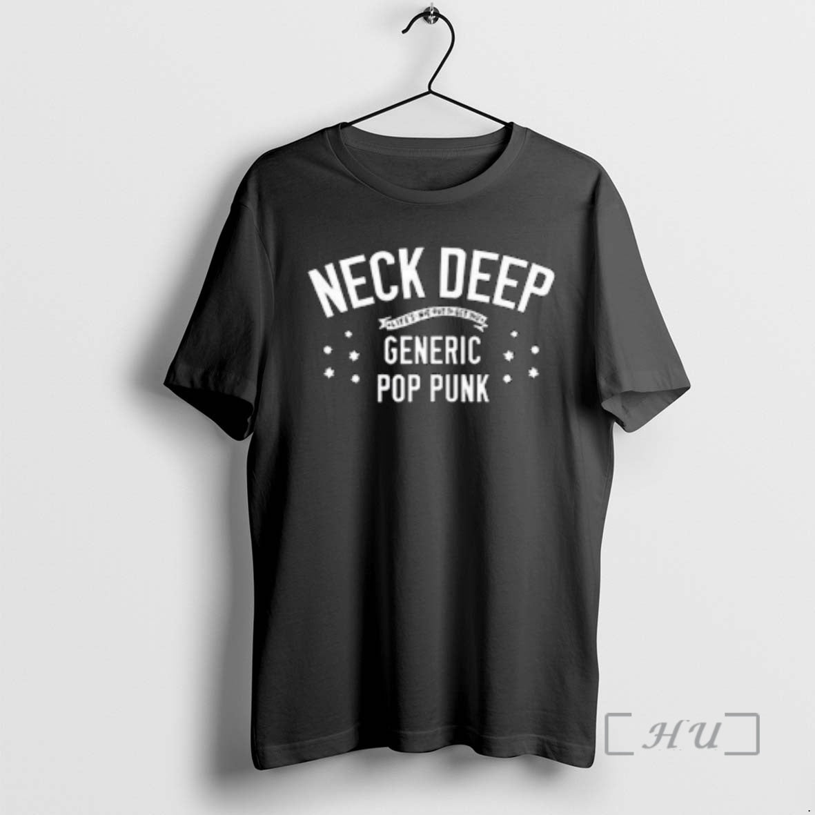 New Neck Deep Lnotgy 10 Year Merch Collection Generic Pop Punk Logo Circle Black Premium