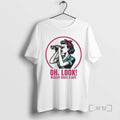 New Oh Look Nobody Gives A Shit Circle White T-Shirts, Hoodie, Sweatshirt | PureTeeCo.com