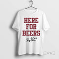 New Sooners Raegan Beers Here For Bears Signature T-Shirts, Hoodie, Sweatshirt | PureTeeCo.com