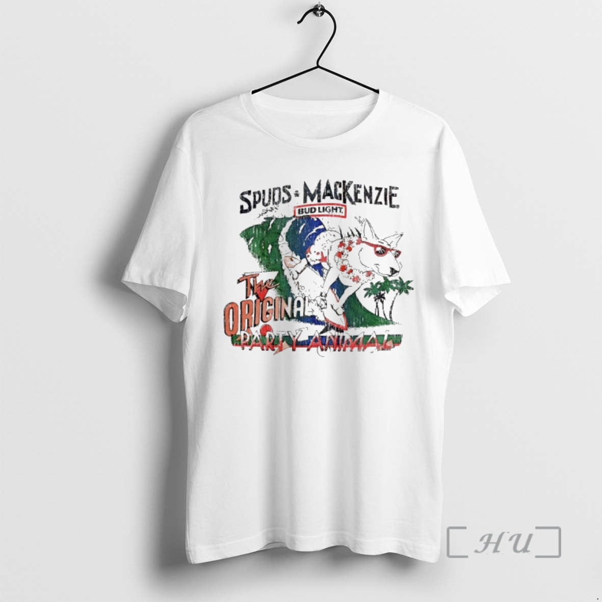 New Spuds Mackenzie Bud Light The Party Animal T-Shirts, Hoodie, Sweatshirt | PureTeeCo.com