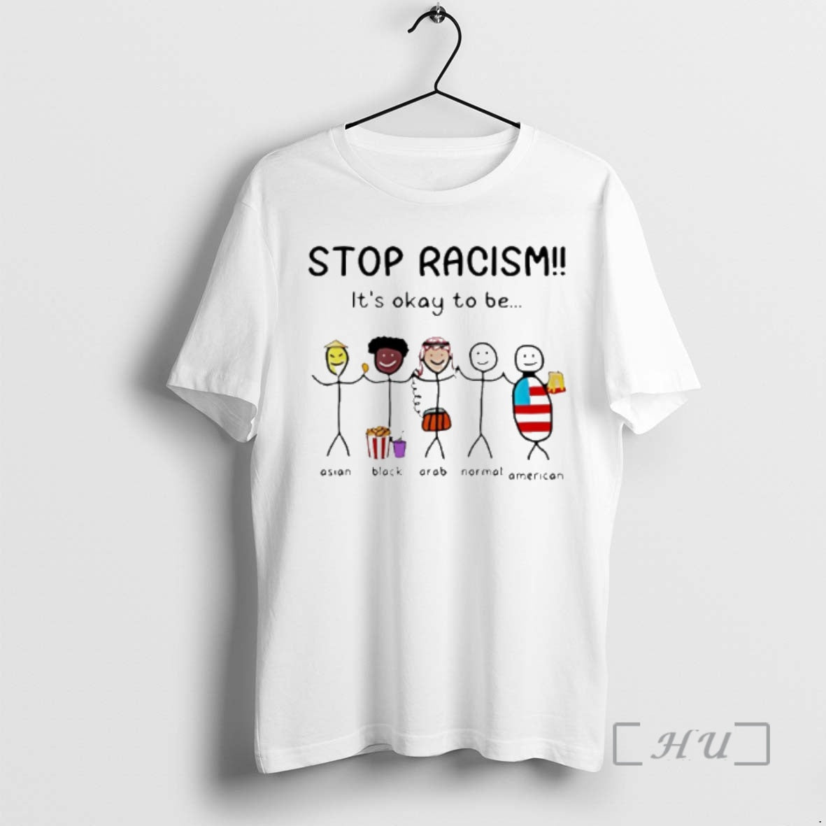 New Stop Racism Its Okay To Be Funny T-Shirts, Hoodie, Sweatshirt | PureTeeCo.com