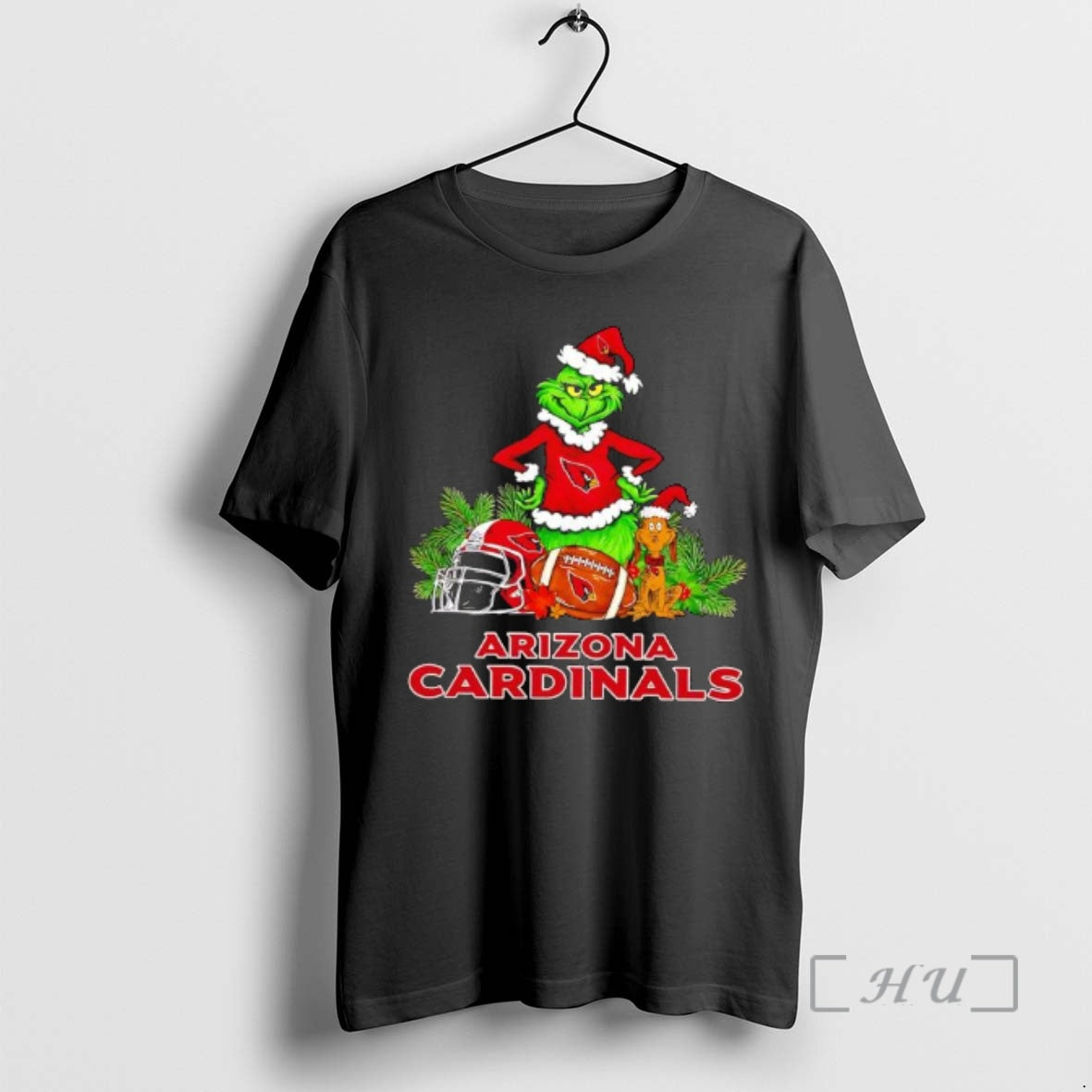 New The Grinch And Max Arizona Cardinals Christmas Helmet Items T-Shirts, Hoodie, Sweatshirt | PureTeeCo.com