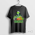 New The Grinch And Max Green Bay Packers Christmas Helmet Items Premium T Shirts Sweater Hoodie, Sweatshirt | PureTeeCo.com