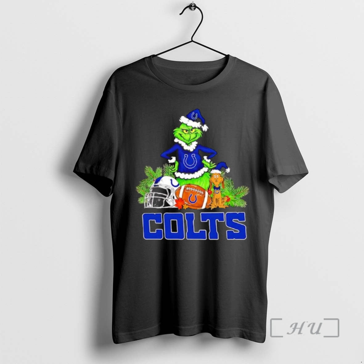 New The Grinch And Max Indianapolis Colts Christmas Helmet Items T-Shirts, Hoodie, Sweatshirt | PureTeeCo.com