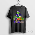 New The Grinch And Max Minnesota Vikings Christmas Helmet Items T-Shirts, Hoodie, Sweatshirt | PureTeeCo.com