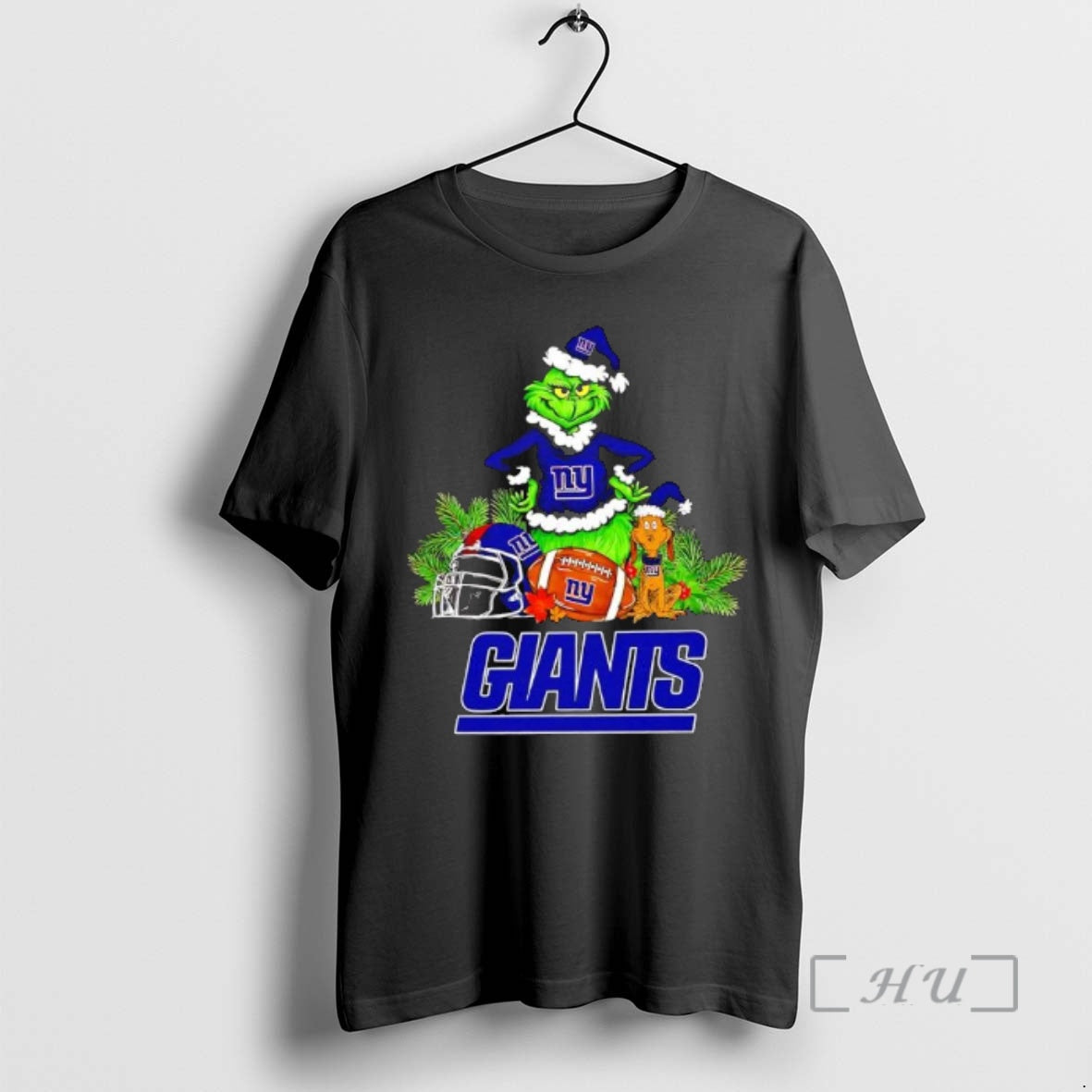 New The Grinch And Max New York Giants Christmas Helmet Items Premium T Shirts Sweater Hoodie, Sweatshirt | PureTeeCo.com