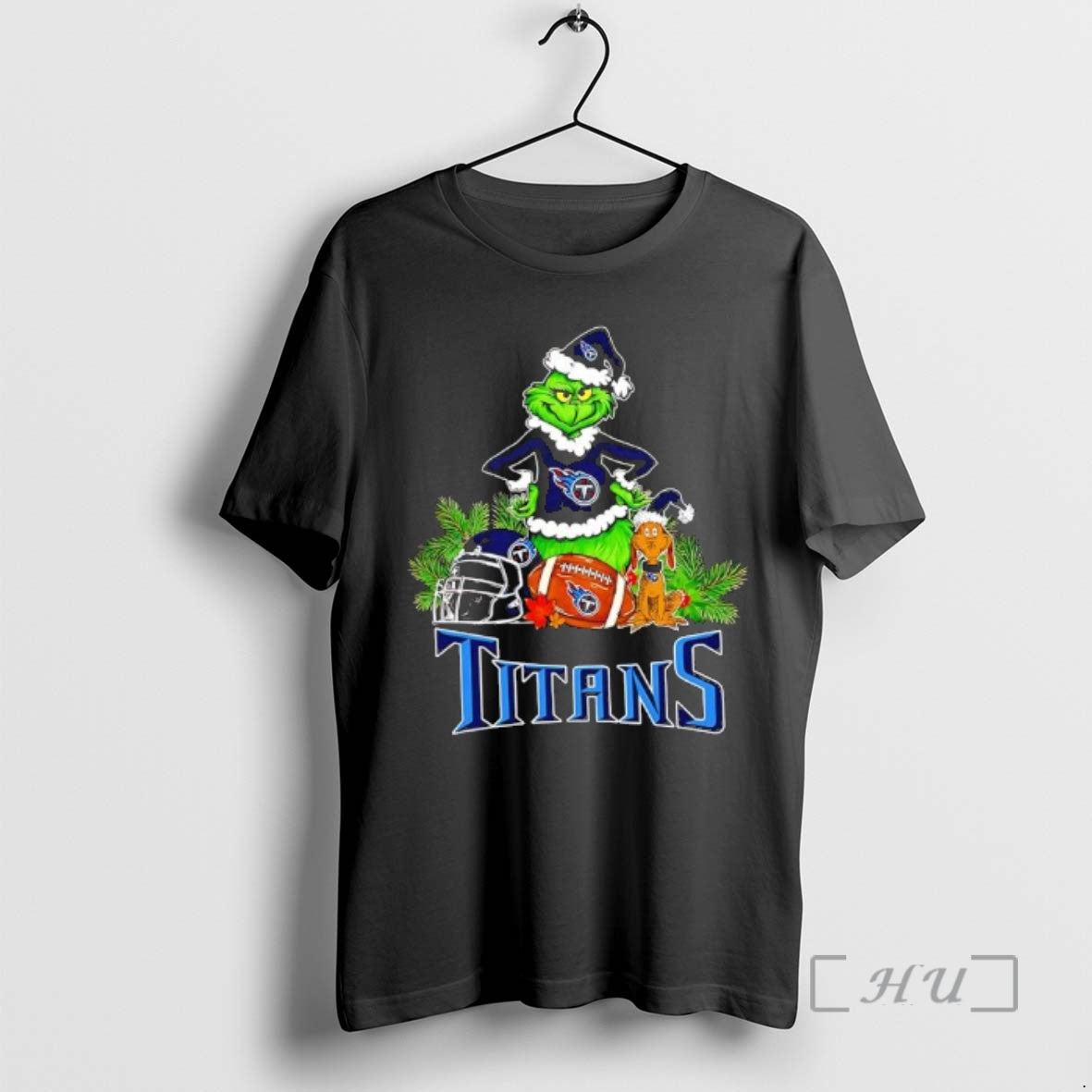 New The Grinch And Max Tennessee Titans Christmas Helmet Items T-Shirts, Hoodie, Sweatshirt | PureTeeCo.com