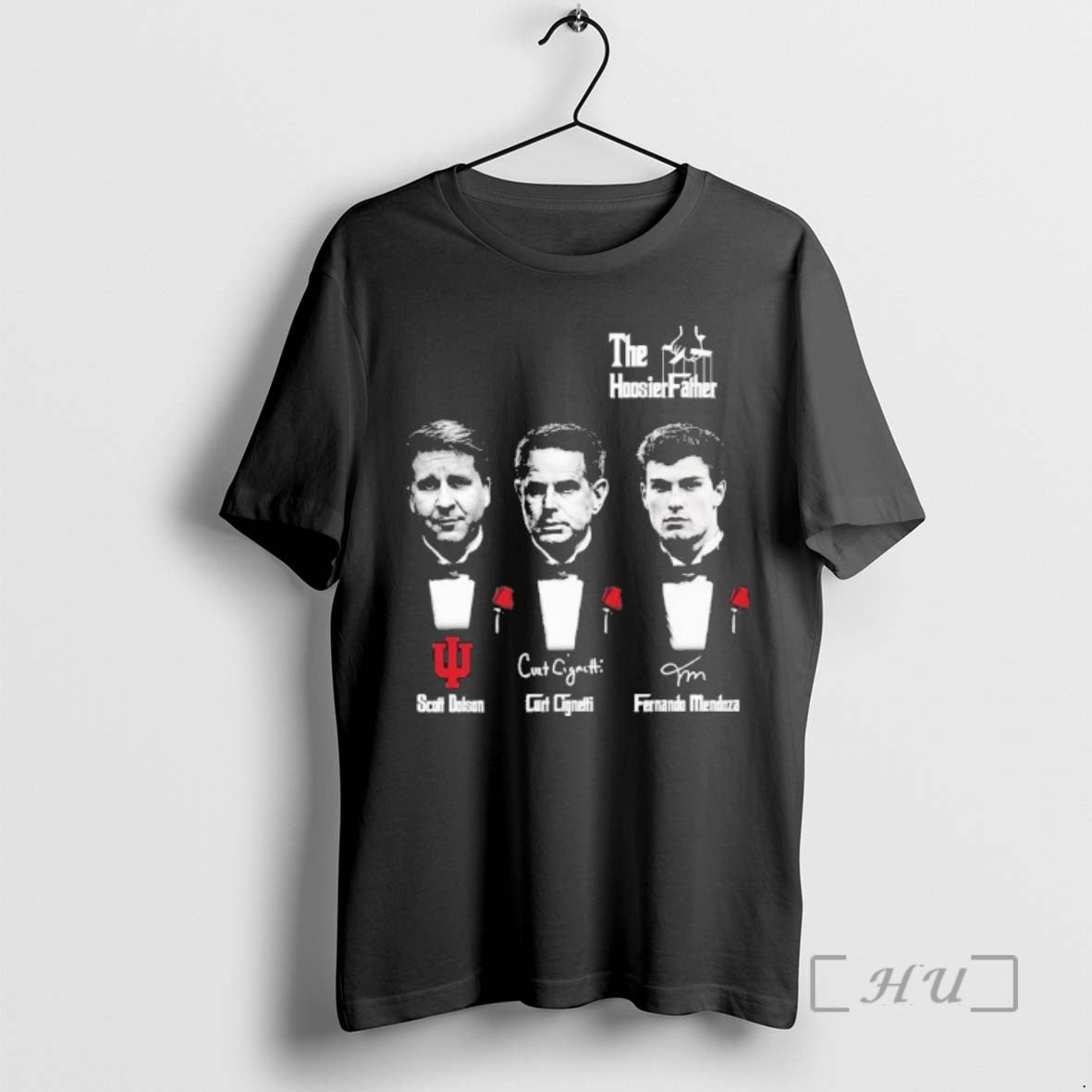 New The Iu Hoosier Father Iconic Tribute T-Shirts, Hoodie, Sweatshirt | PureTeeCo.com