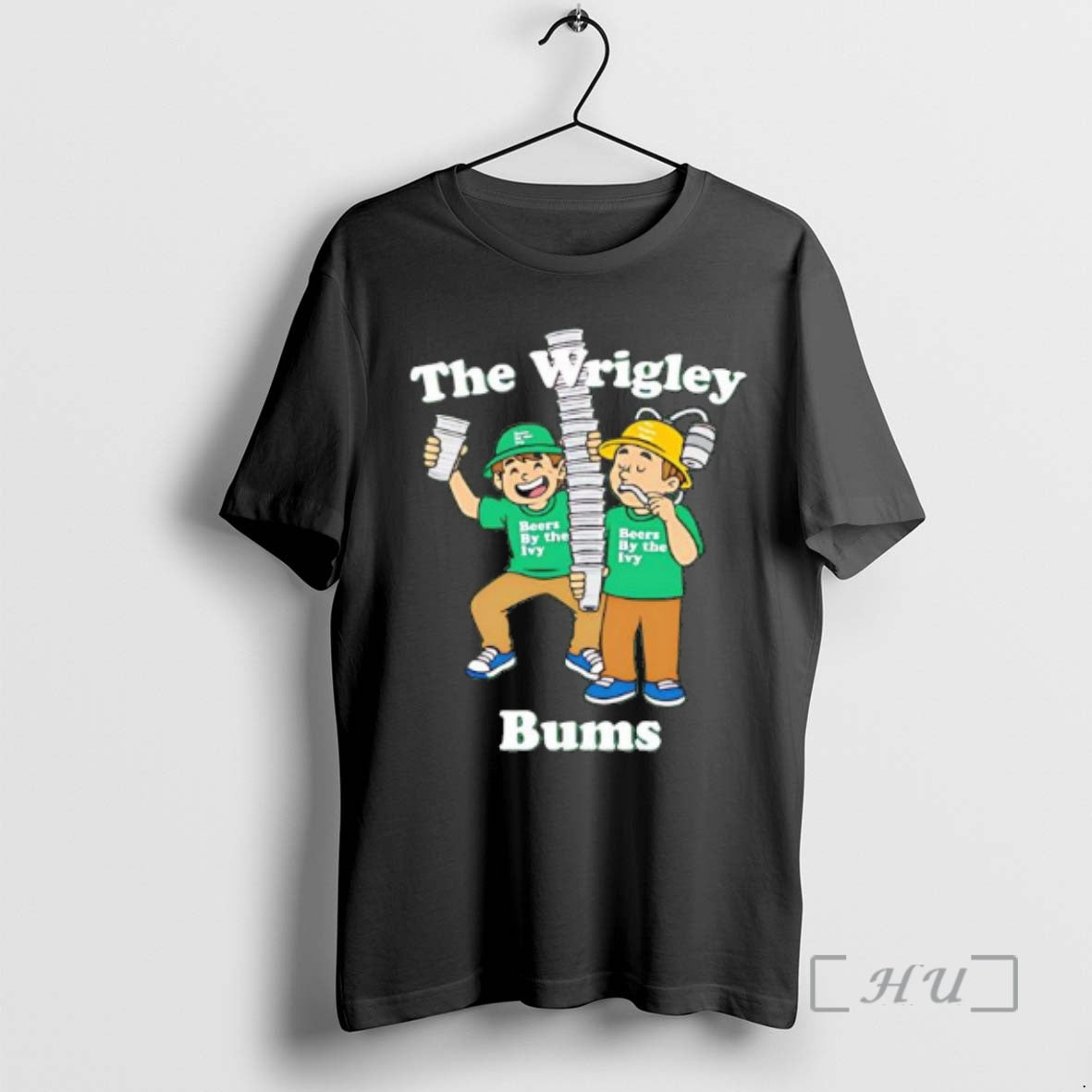 New The Wrigley Bums Beers By The Ivy Graphic T-Shirts, Hoodie, Sweatshirt | PureTeeCo.com