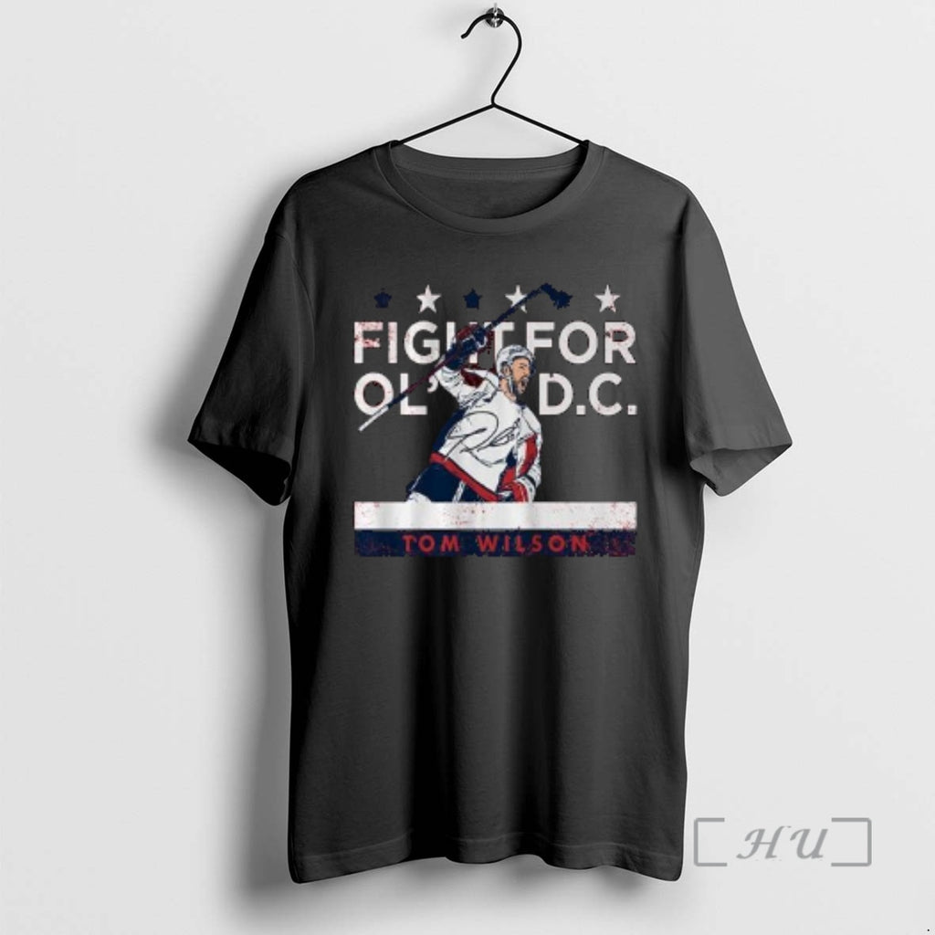 New Tom Wilson Fight For Old Dc Circle Black T-Shirts, Hoodie, Sweatshirt | PureTeeCo.com