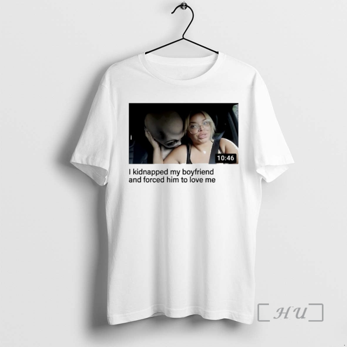 New Trisha I Kidnapped My Boyfriend And Forced Him To Love Me Premium T Shirts Hoodie, Sweatshirt | PureTeeCo.com