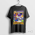 New Washington Huskies Beat Broncos 2025 La Bowl Champions Mascot Circle Black Premium T Shirts Hoodie, Sweatshirt