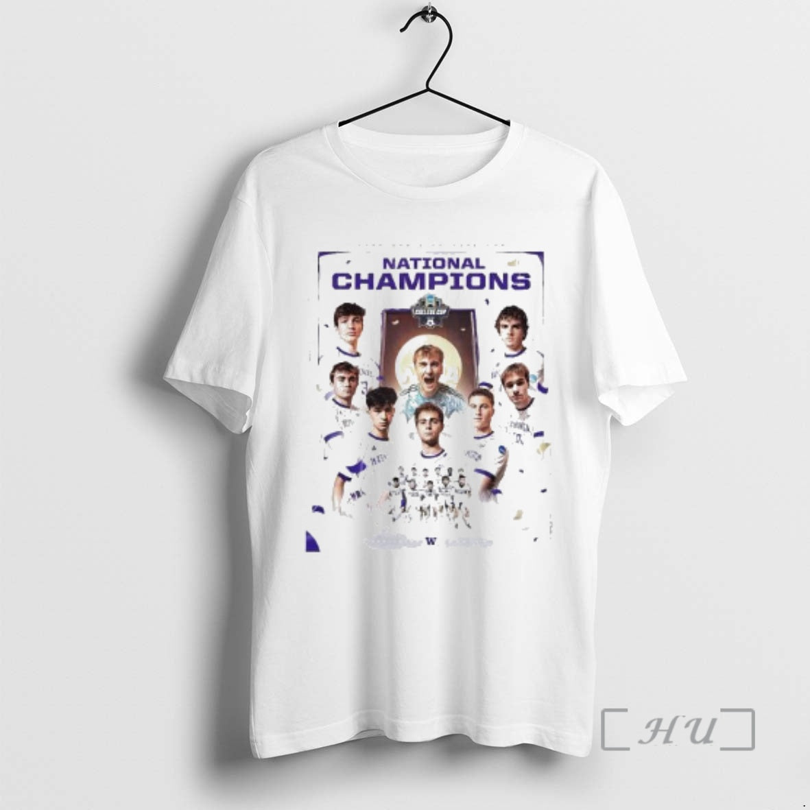 New Washington Huskies Soccer Are National Champions 2025 Men College Cup Ncaa Circle White Premium T-Shirts, Hoodie,...